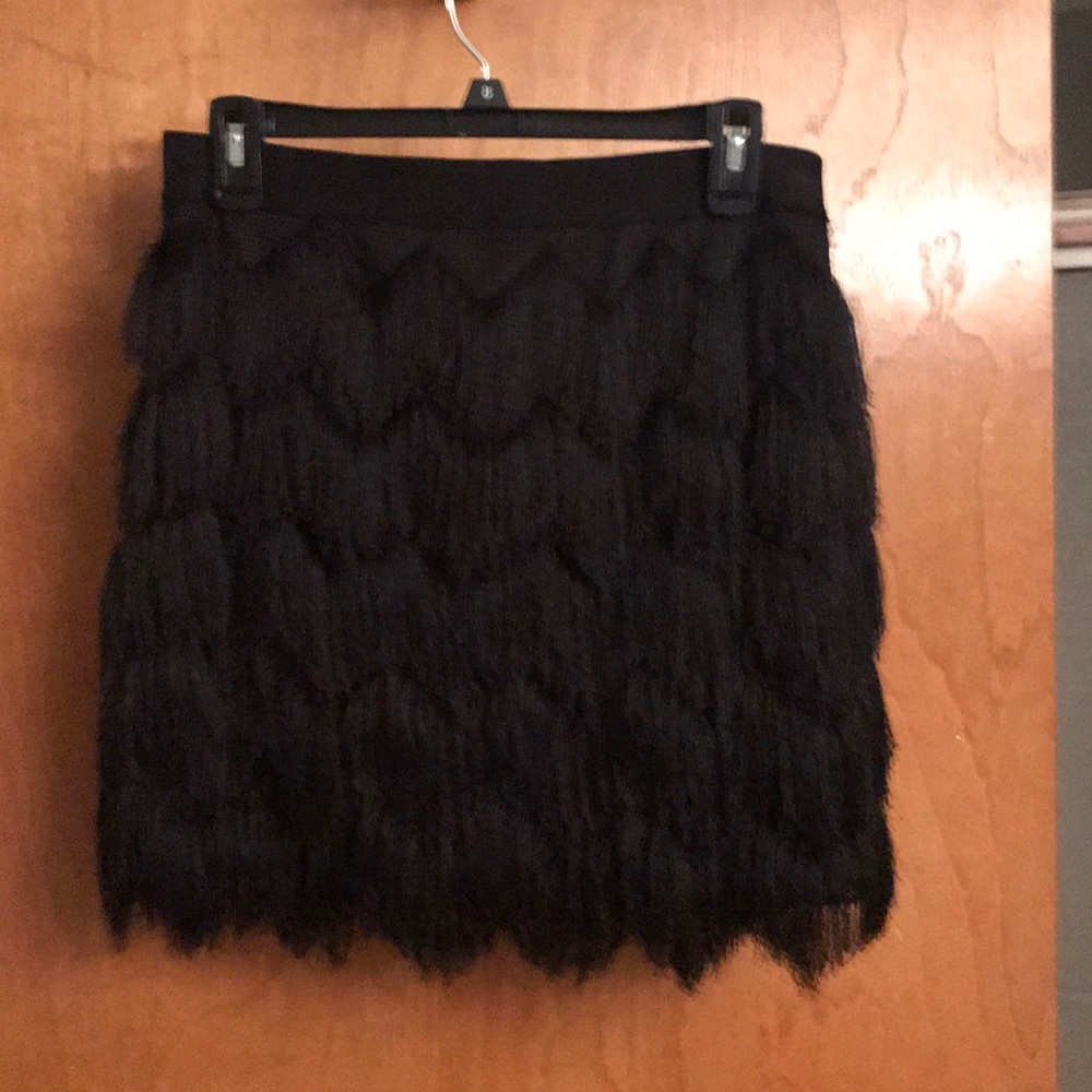 Fun fringe skirt!